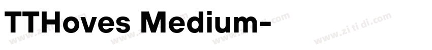 TTHoves Medium字体字体转换